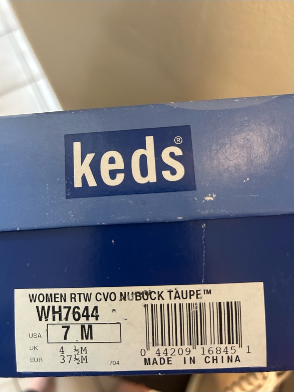 Vintage Keds Size 7 Nubuck Taupe - Picture 5 of 7